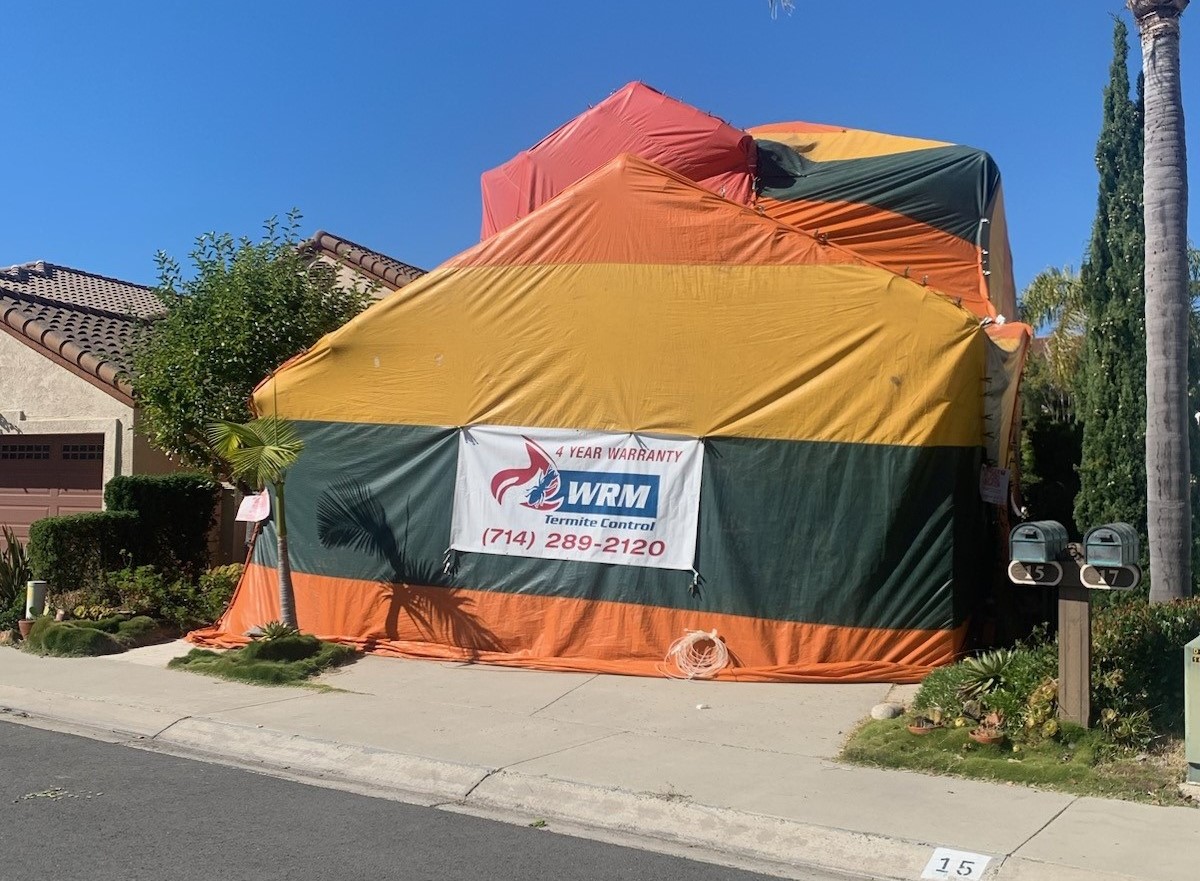 Tenting a house for&nbsp;termites